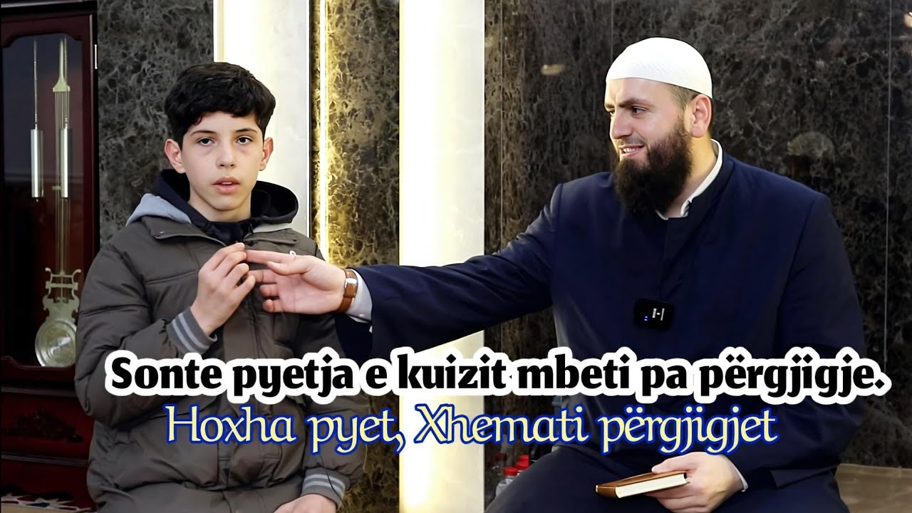 Sonte pyetja e kuizit mbeti pa përgjigje. Kuizi mes 4 rekateve 07 Hoxha pyet, Xhemati përgjigjet