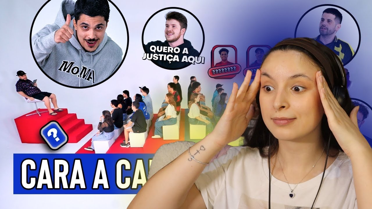 REACT CARA A CARA DA VIDA REAL | AQUELES CARAS