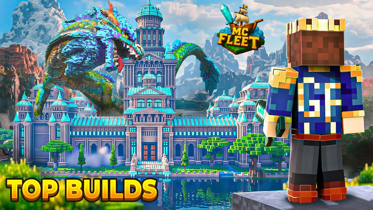 TOP BUILDS IN mcFleet SERVER 😍| Minecraft
