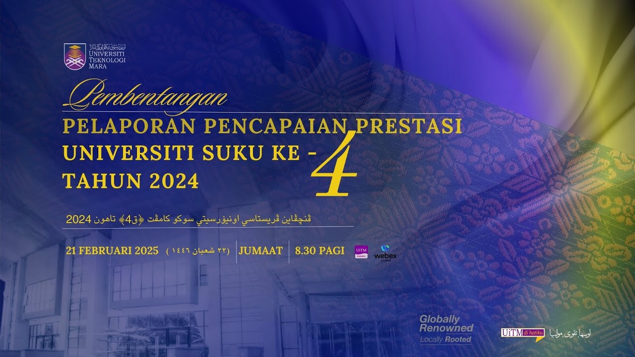 Pembentangan Pelaporan Pencapaian Prestasi Universiti Suku Keempat Tahun 2024