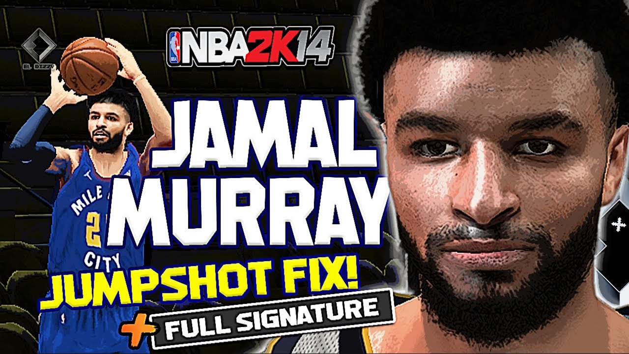 JAMAL MURRAY JUMPSHOT FIX + FULL SIGNATURE *Blue Arrow* [NBA 2K14 Edit Player] #eLDizZy2K