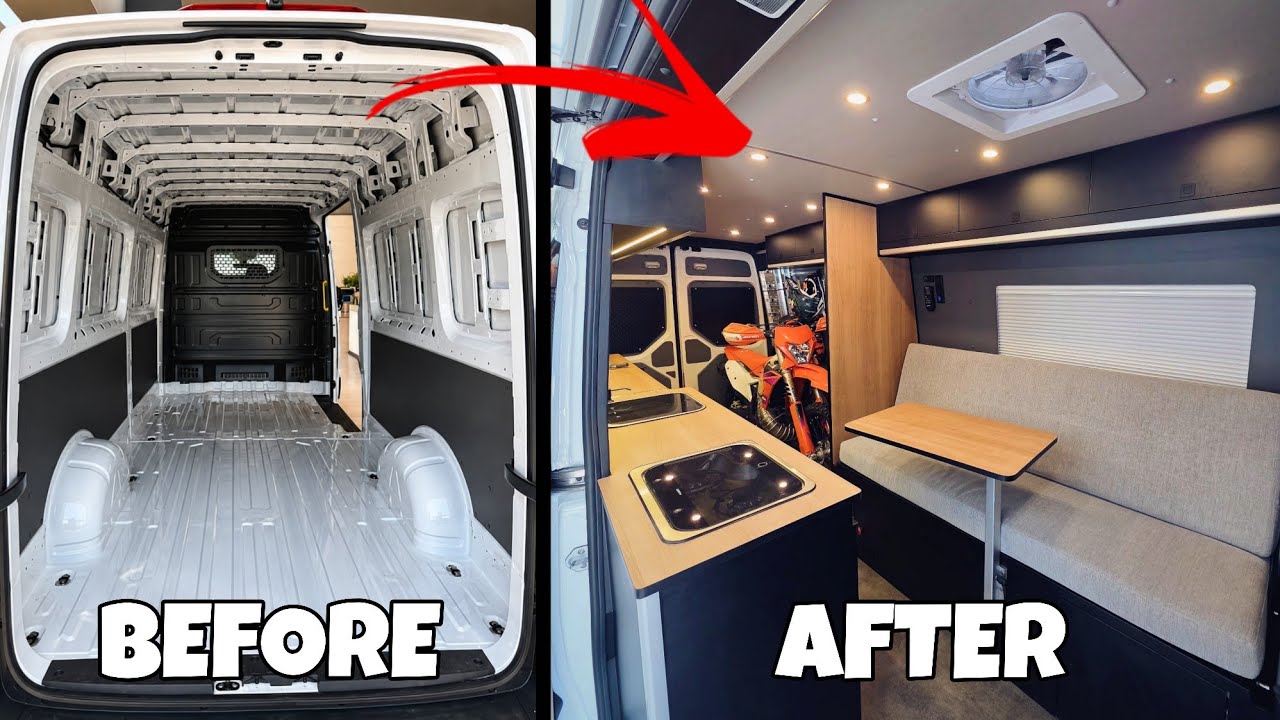 Campervan conversion full build timelapse | DIY | vw crafter