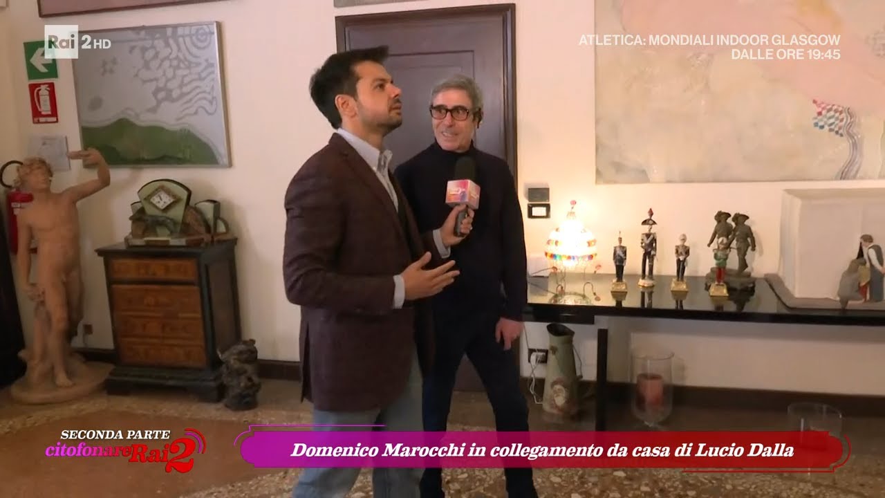 A casa di Lucio Dalla - Citofonare Rai2 03/03/2024