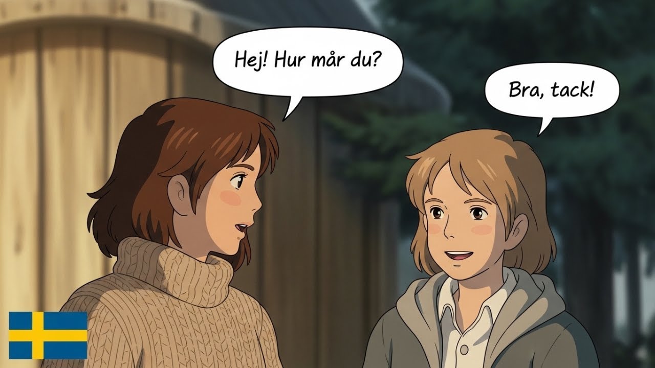 Learn Swedish with Daily Conversations | 10 Useful Swedish Dialogues on a Trip (A1-A2)