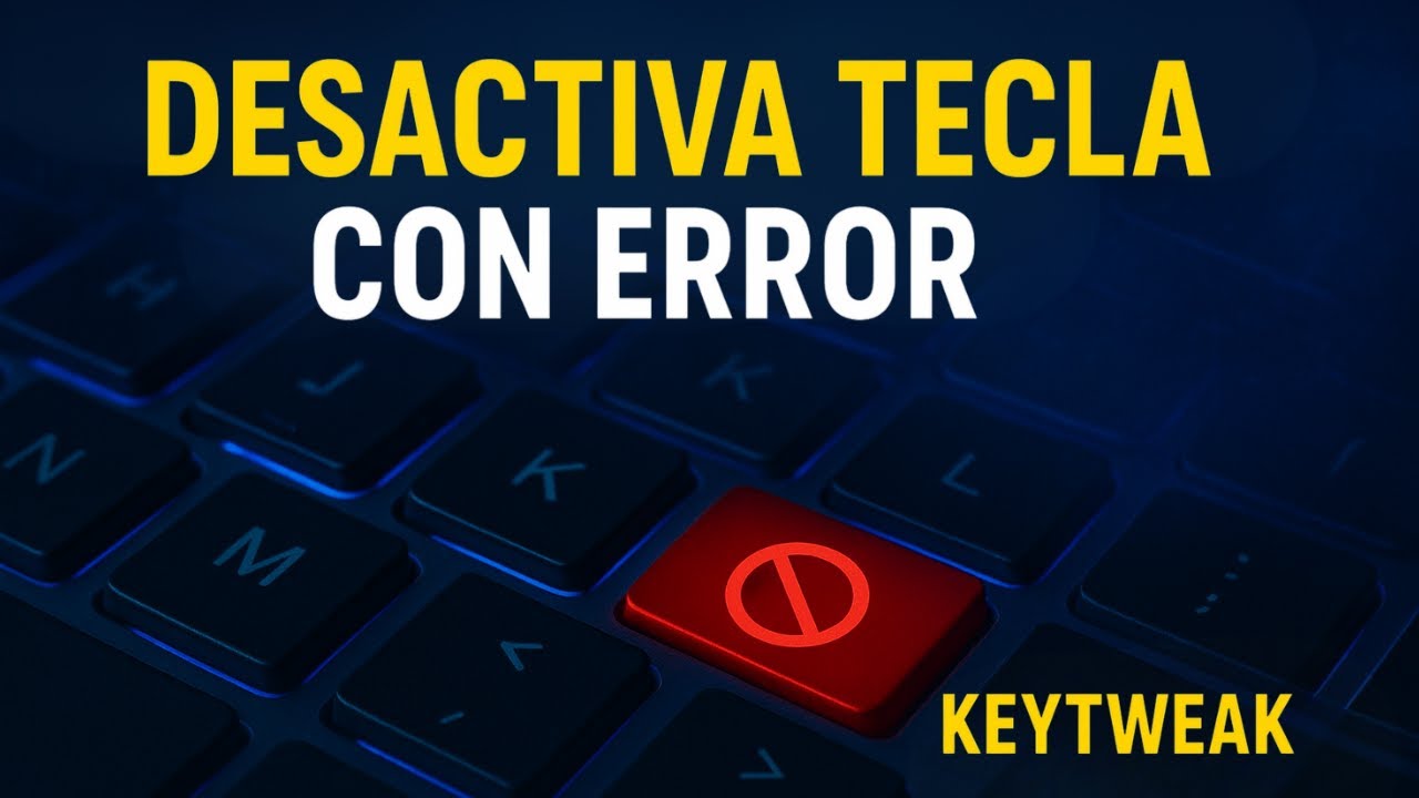 🎯 Cómo DESACTIVAR una TECLA que se PRESIONA SOLA o causa CONFLICTO en tu TECLADO | KeyTweak