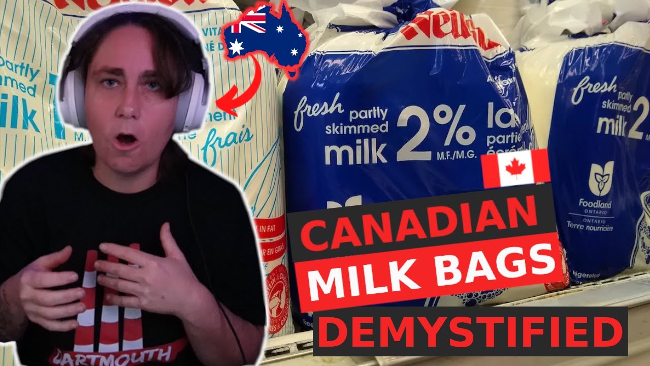 Canadian Milk Bags Demystified | Australian Reacts | AussieTash