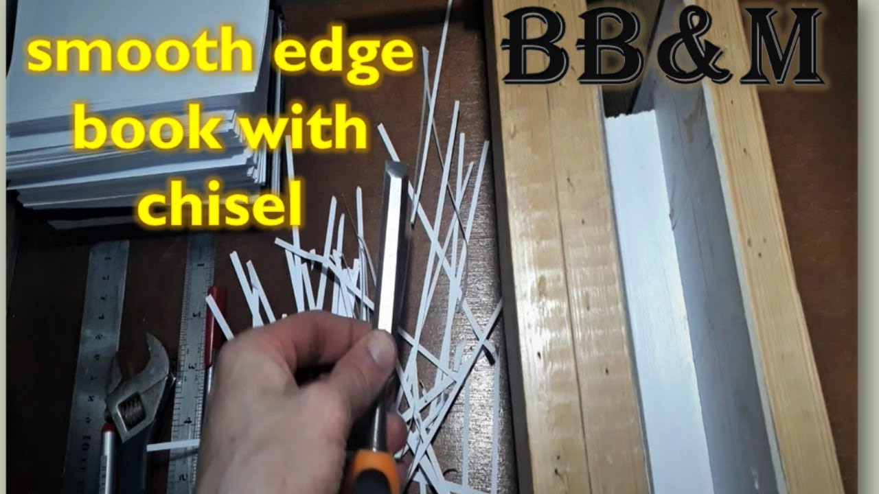 DIY Book Binding / Smooth edge book Trimming