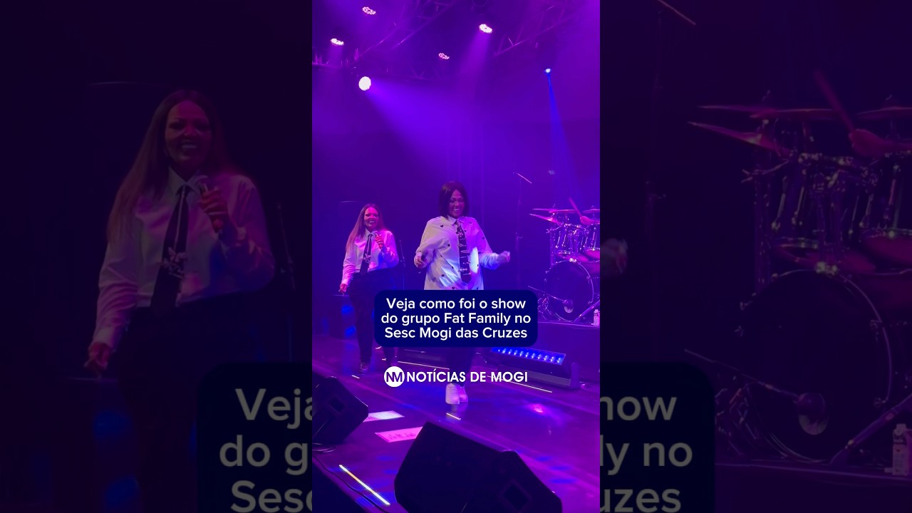 Veja como foi o show do grupo Fat Family no Sesc Mogi das Cruzes 