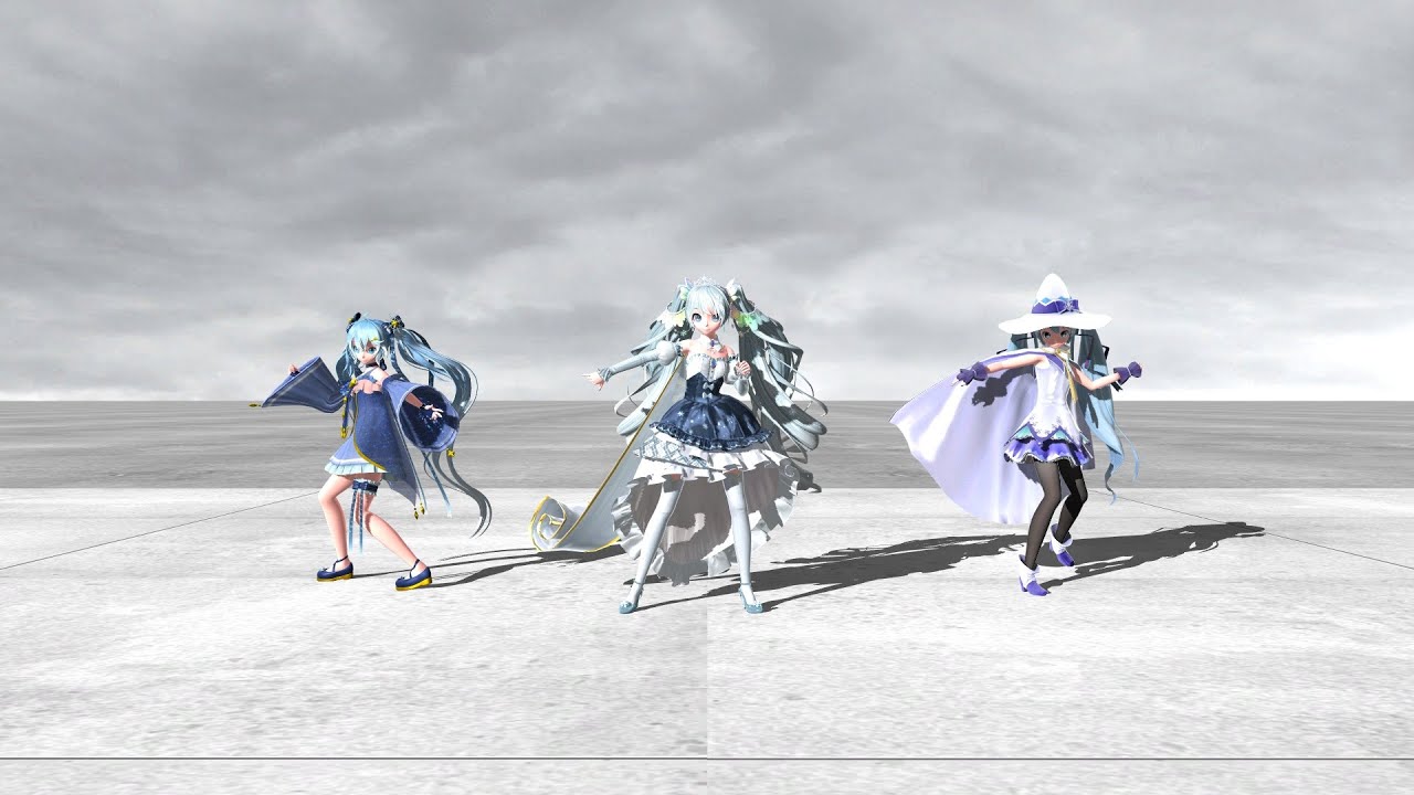 【MMD】ビューティ・メドレー ～Glossy Mixture～| Beauty Medley: Glossy Mixture 【SNOW 2019/ 2017/ 2014 MIKU】