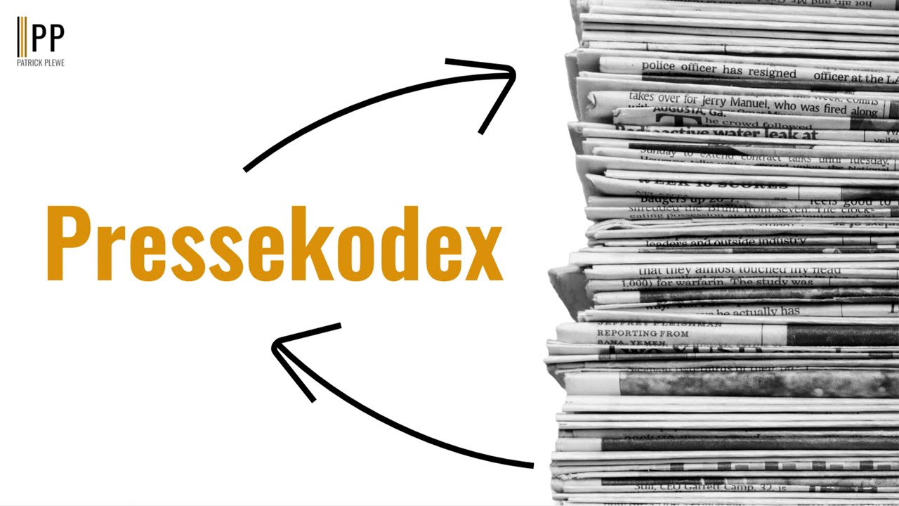 Der PRESSEKODEX einfach erklärt
