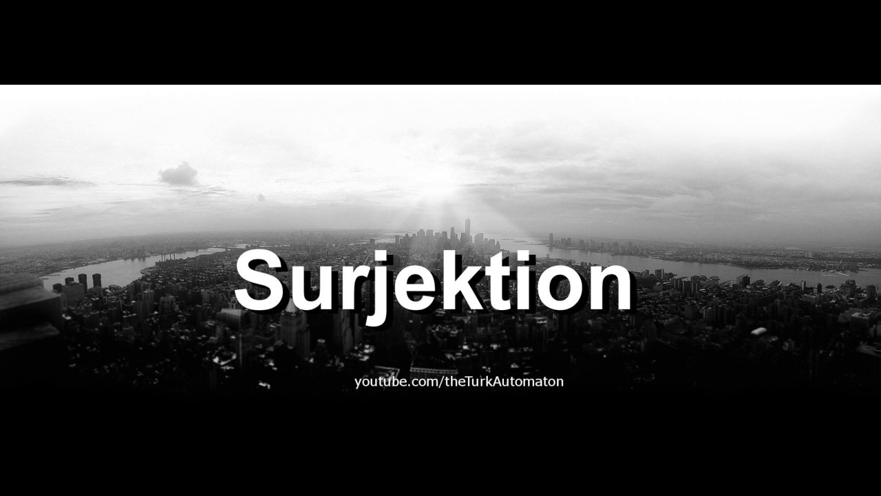 How to pronounce Surjektion in German - Perfectly