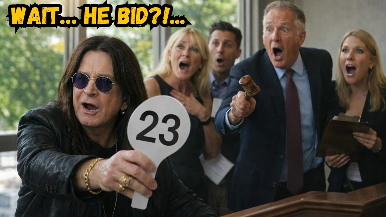 The Auctioneer Ignored Ozzy — Until He Placed a Bid on the Rarest Vintage Guitar!
