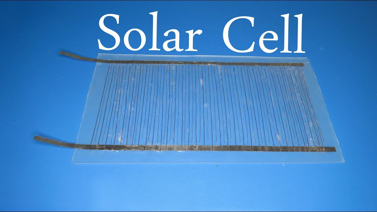 How to make solar cell very easy , Free energy with solar energy