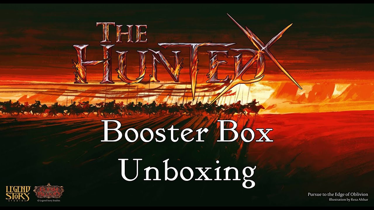 Flesh and Blood The Hunted Booster Box Unboxing - Box 1