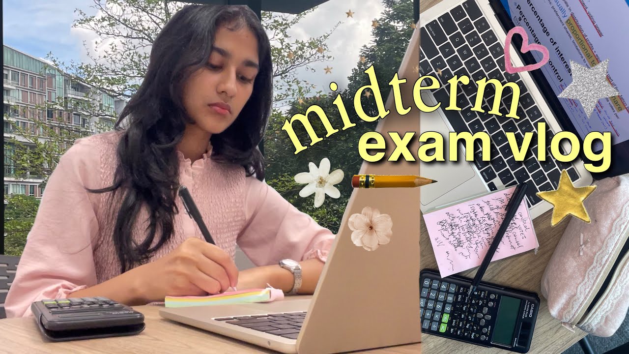 Productive exam day vlog! Studying in Singapore ⭐️