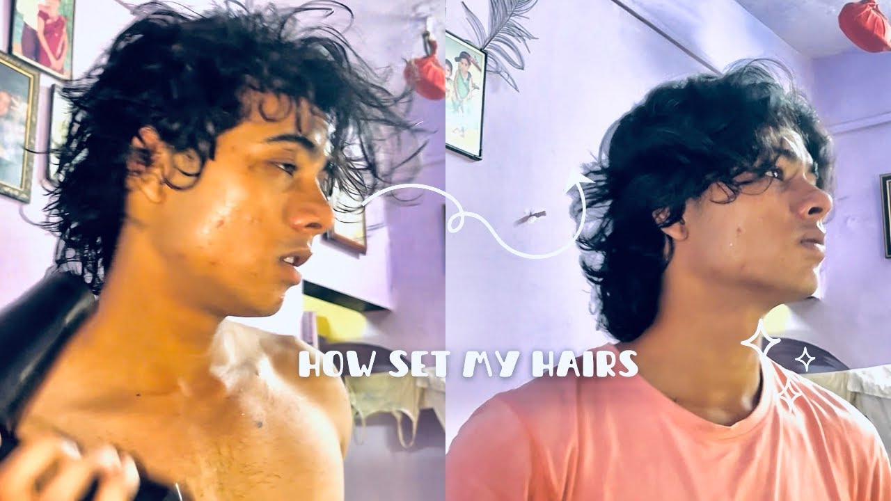 How set my hairs | wolf style | tejas vlogs 