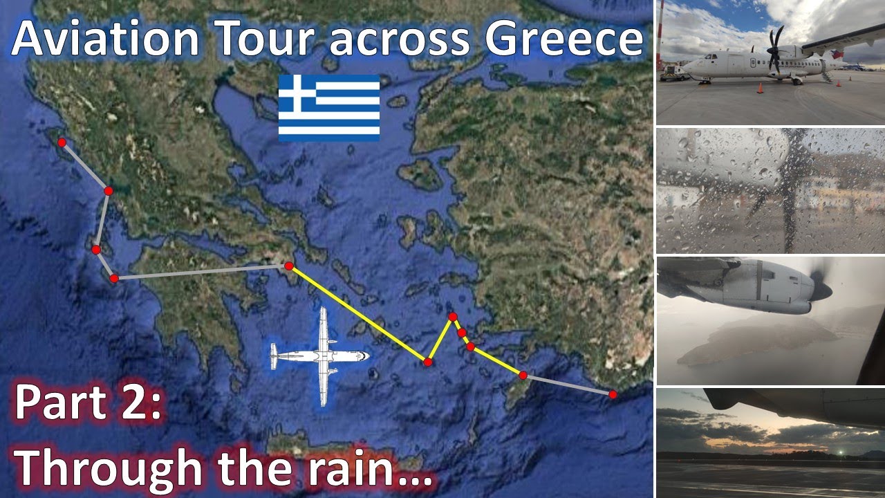 Crossing Greece on Turboprobs! Part 2: Through Wind and Rain...