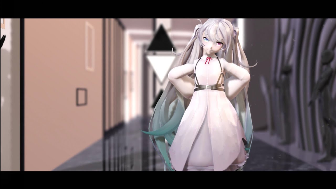 [MMD] - Patchwork staccato [Monochrome Miku]
