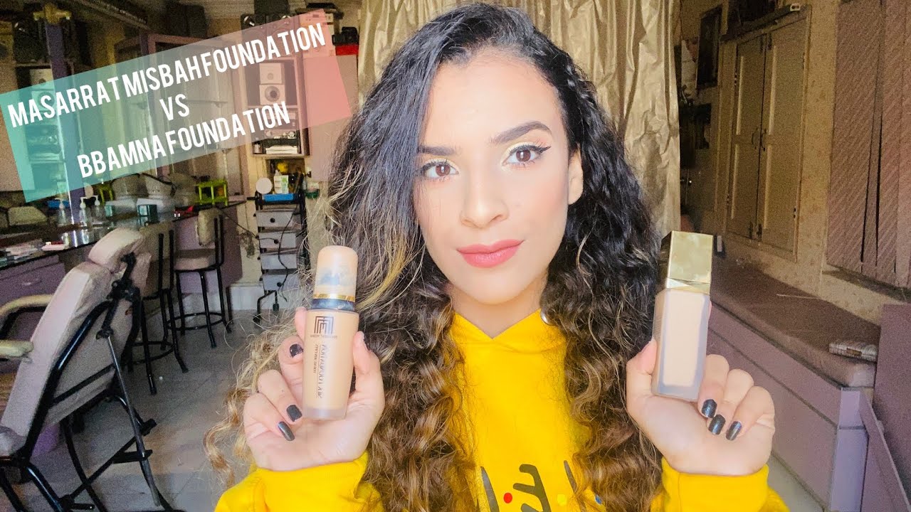 #bbamna #makeuptutorial masarrat misbah foundation vs bbamna foundation review |RIDA NAZIR
