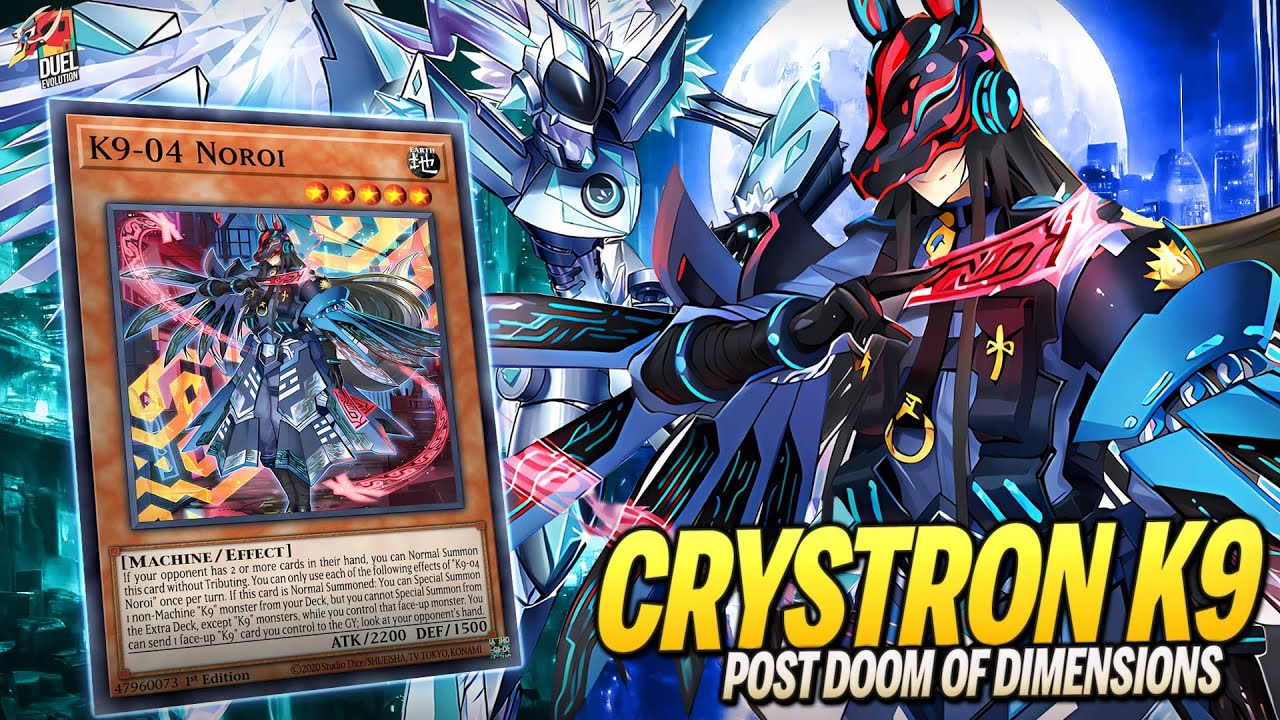 Deck Crystron K9 Post Doom of Dimensions | MDPRO3 | Replays 🎮 & Decklist ✔️