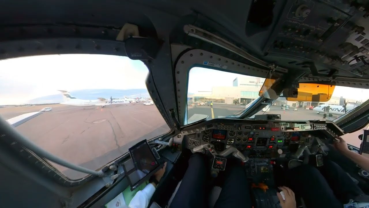 Embraer 120 Powerback and take-off from Helsinki | Cockpit View | Life Of An Airline Pilot