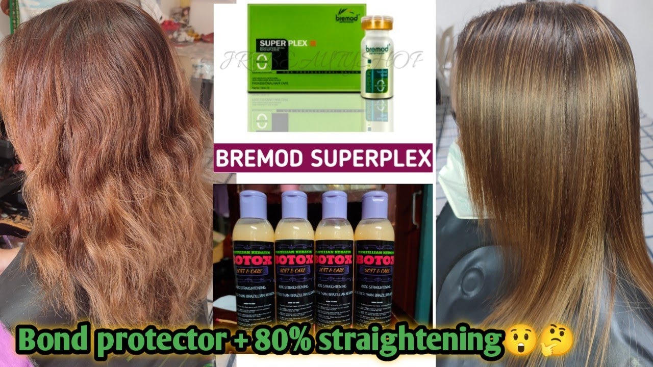 Brazilian Botox 80% Straightening, Bremod Superplex and High lights Tutorial
