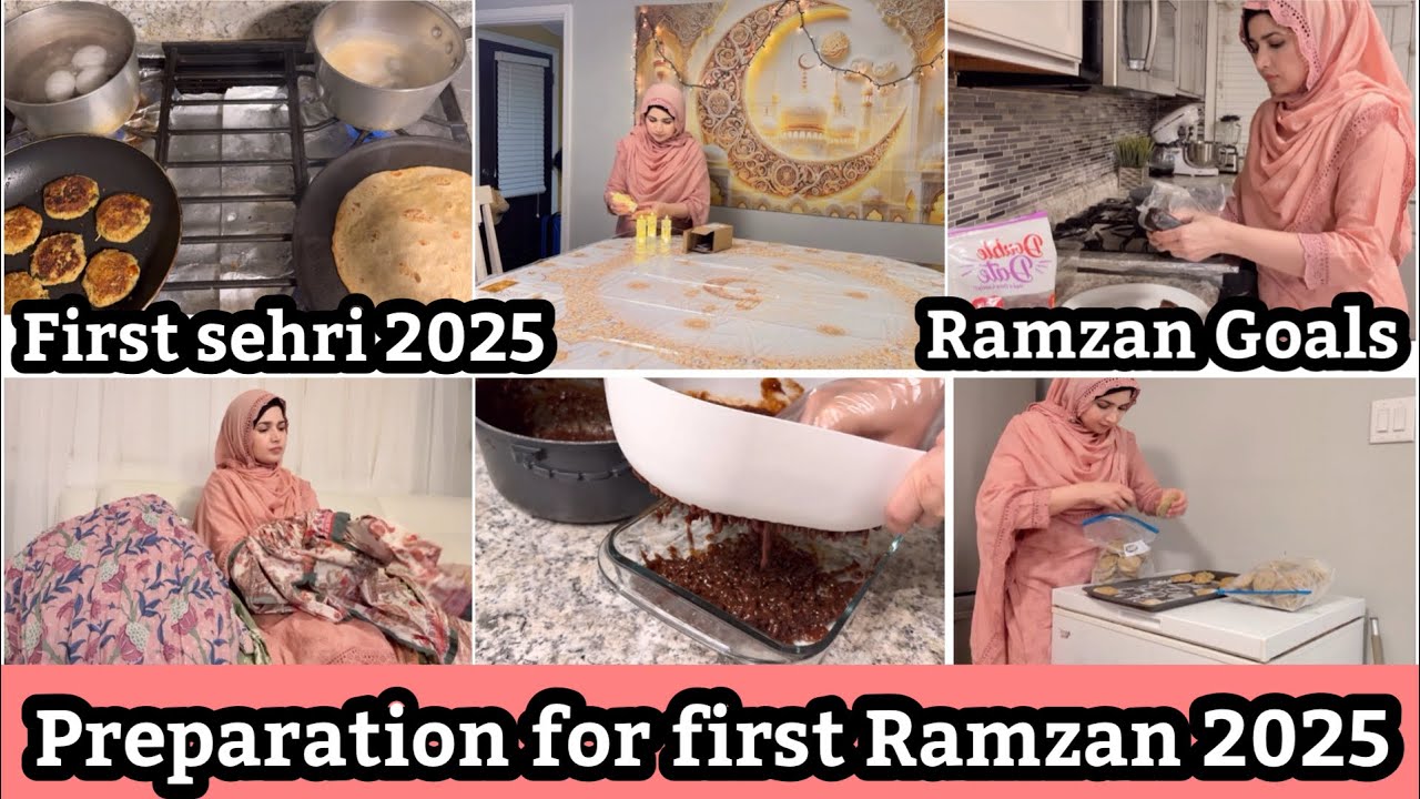 First roza 2025 | preparation for 1st Ramadan|  Ramzan vlog 2025