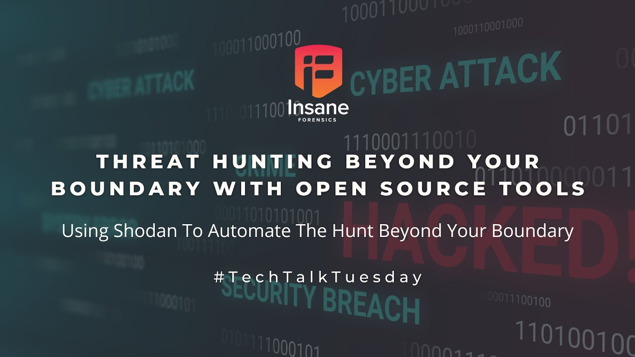 Threat Hunting Beyond Your Boundary With Open Source Tools: Automating With Python and Shodan