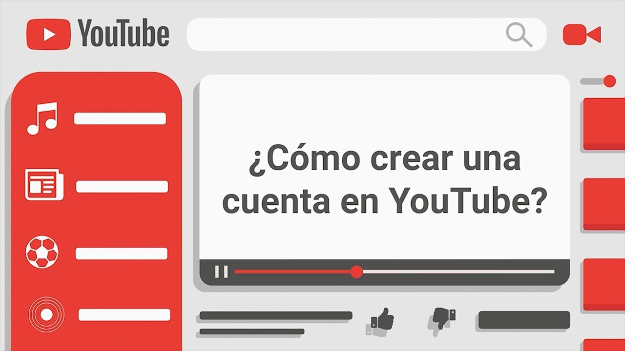 C&oacute;mo crear una cuenta en YouTube ⎪Curso de YOUTUBE