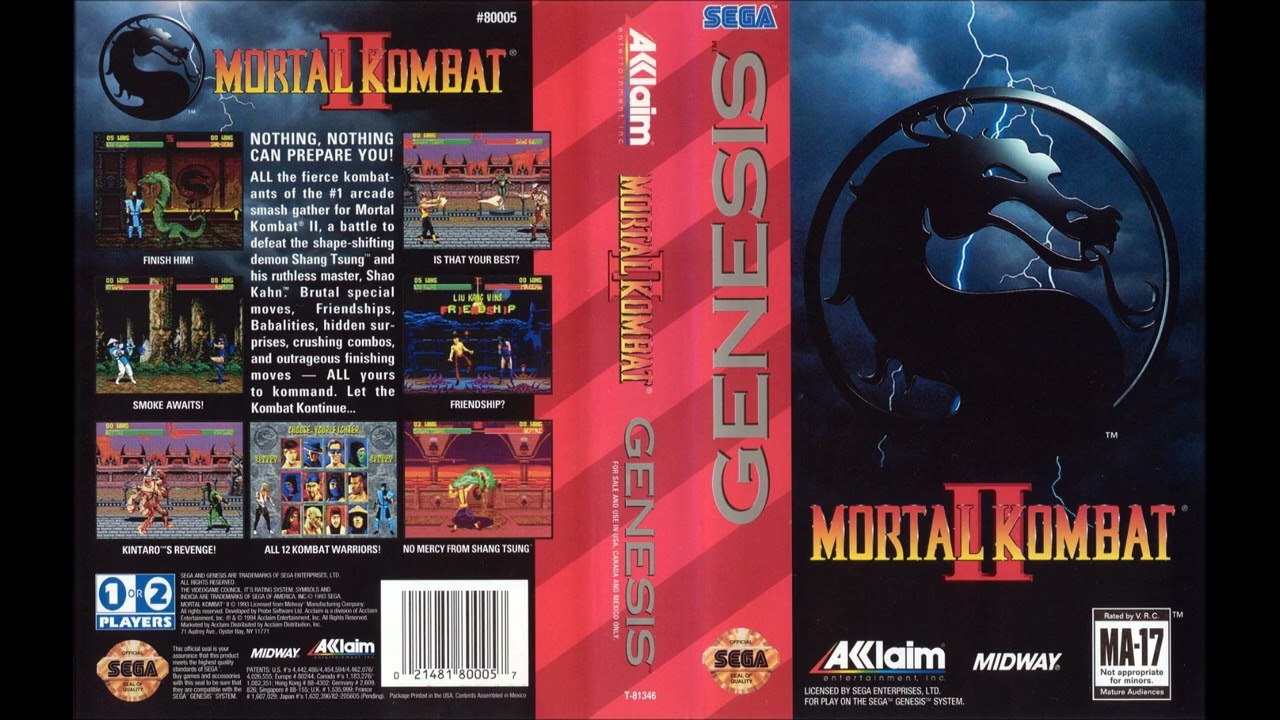 Mortal Kombat II | SEGA Genesis Full Soundtrack OST (Real Hardware)