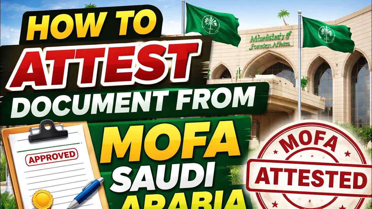 Simple Steps to attest Documents from MOFA Saudi Arabia #mofaattestation #ministryofforeignaffairs 