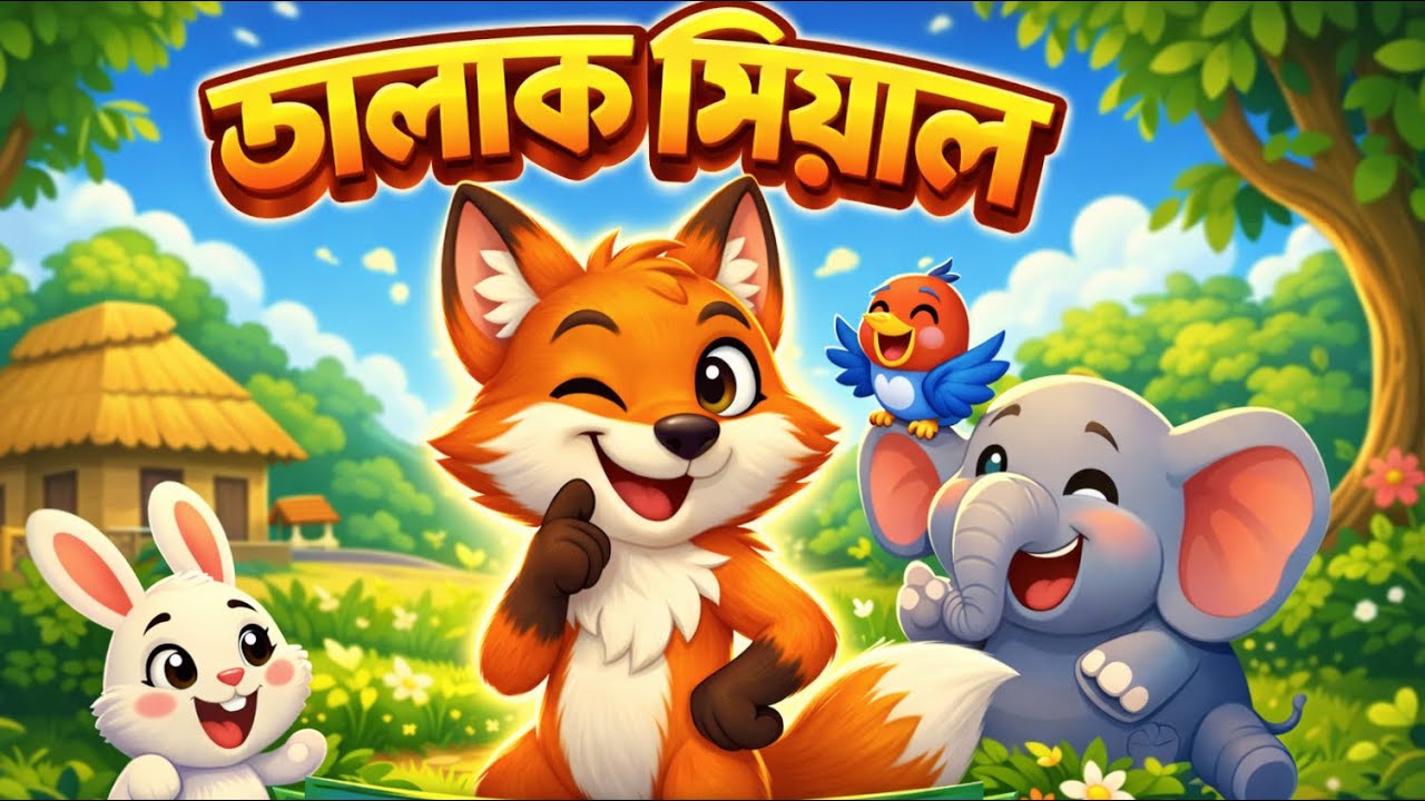 “চালাক শিয়াল: গ্রামের মজার অ্যাডভেঞ্চার! | Bangla kids story | Bangla kids moral story