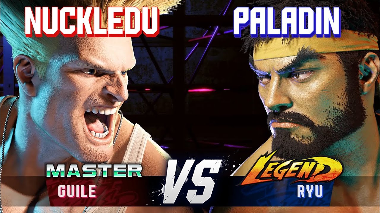 SF6 ▰ NUCKLEDU (Guile) vs PALADIN (Ryu) ▰ High Level Gameplay