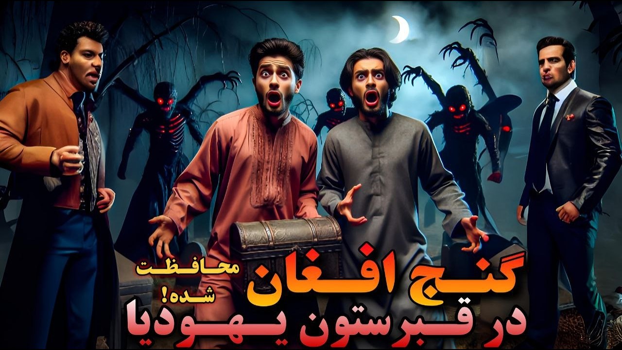 داستان ترسناک گنج شوم افغان ها | طلسم دفینه گنج جن محافظ در قبرستون یهودی ها