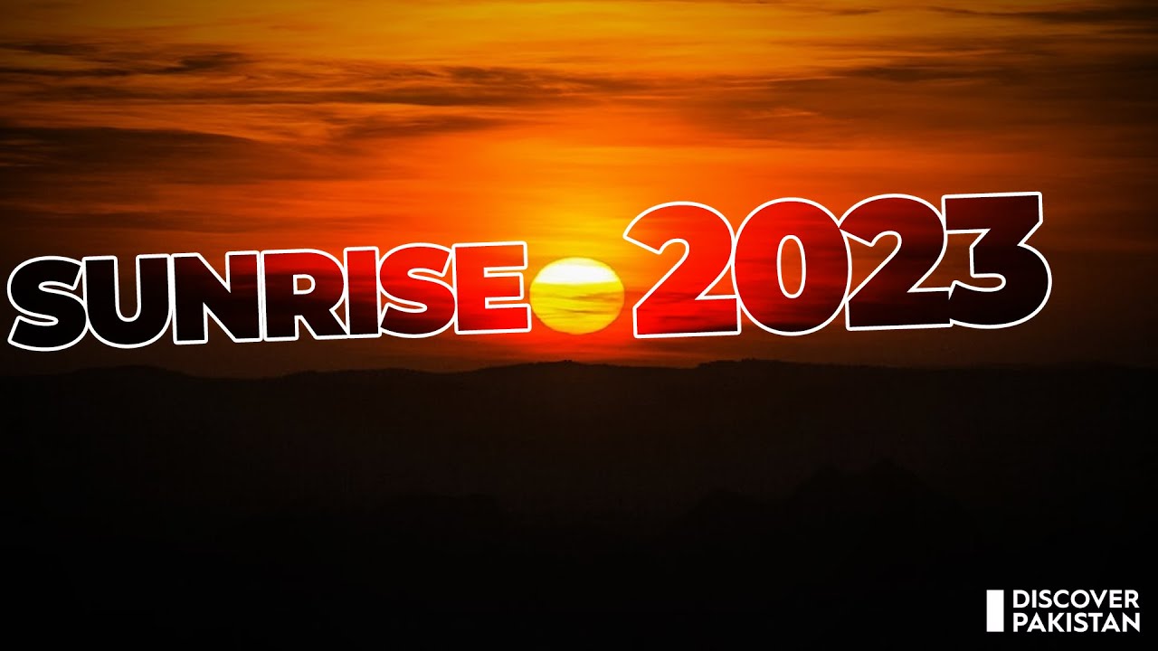 The First Sunrise of 2023 & Breathtaking View of the First Morning