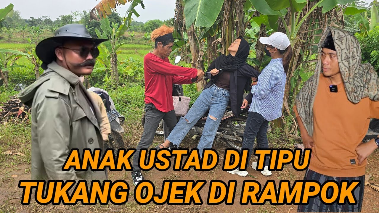 ANAK USTAD DI TIPU TUKANG OJEK DI RAMPOK SIANG BOLONG gigi//