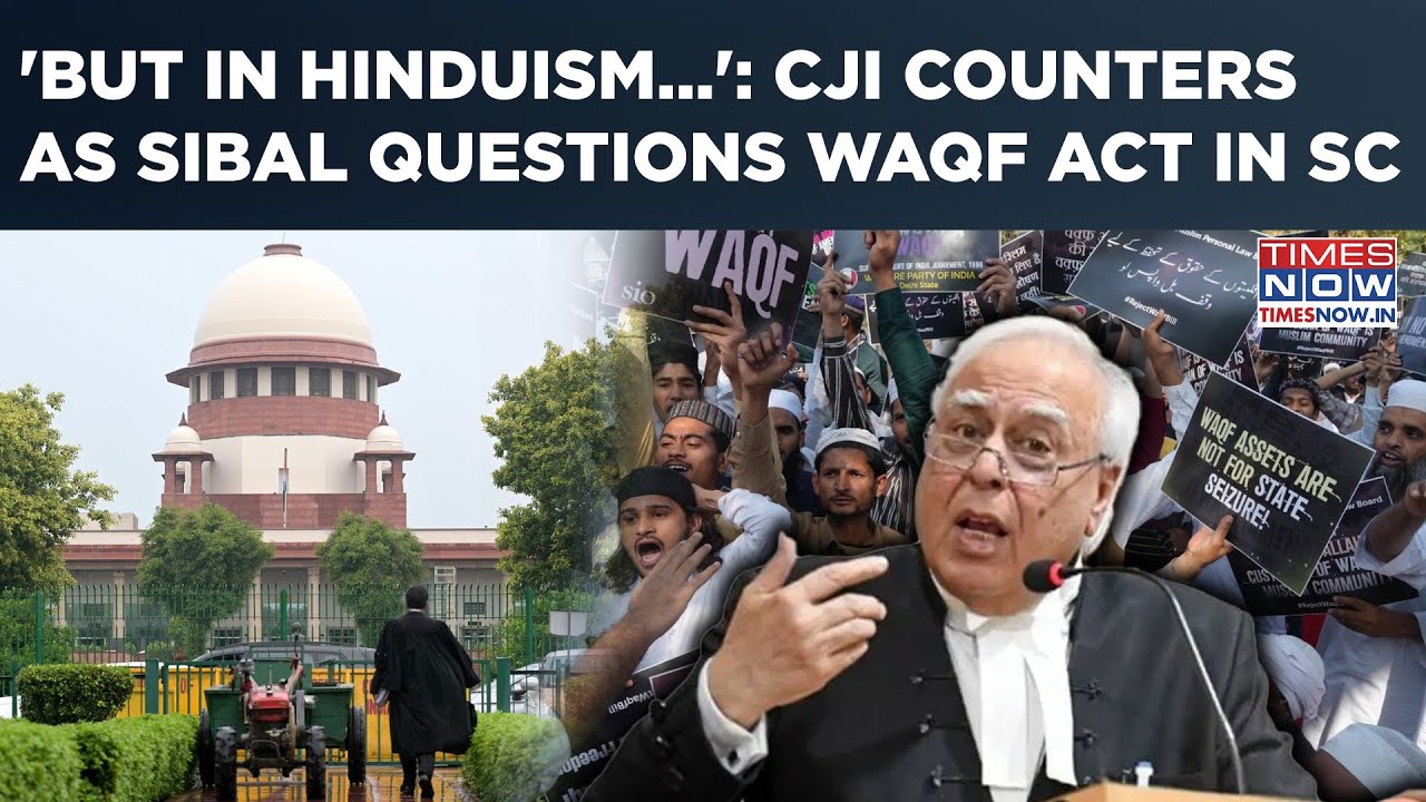 Waqf Act In SC: CJI's Stinging 'Hindu' Counter As Sibal Questions NDA's 'UMEED'| What It Signals