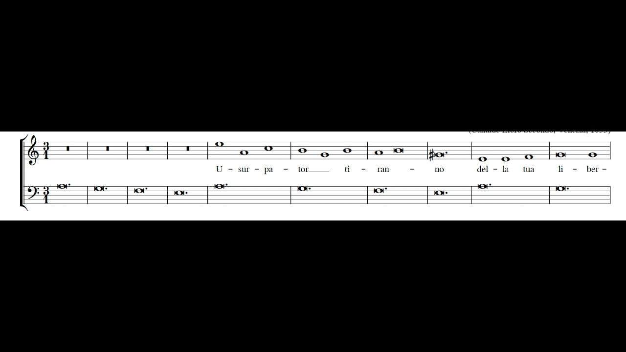 GIOVANNI FELICE SANCES: Usurpator tiranno PDF SCORE