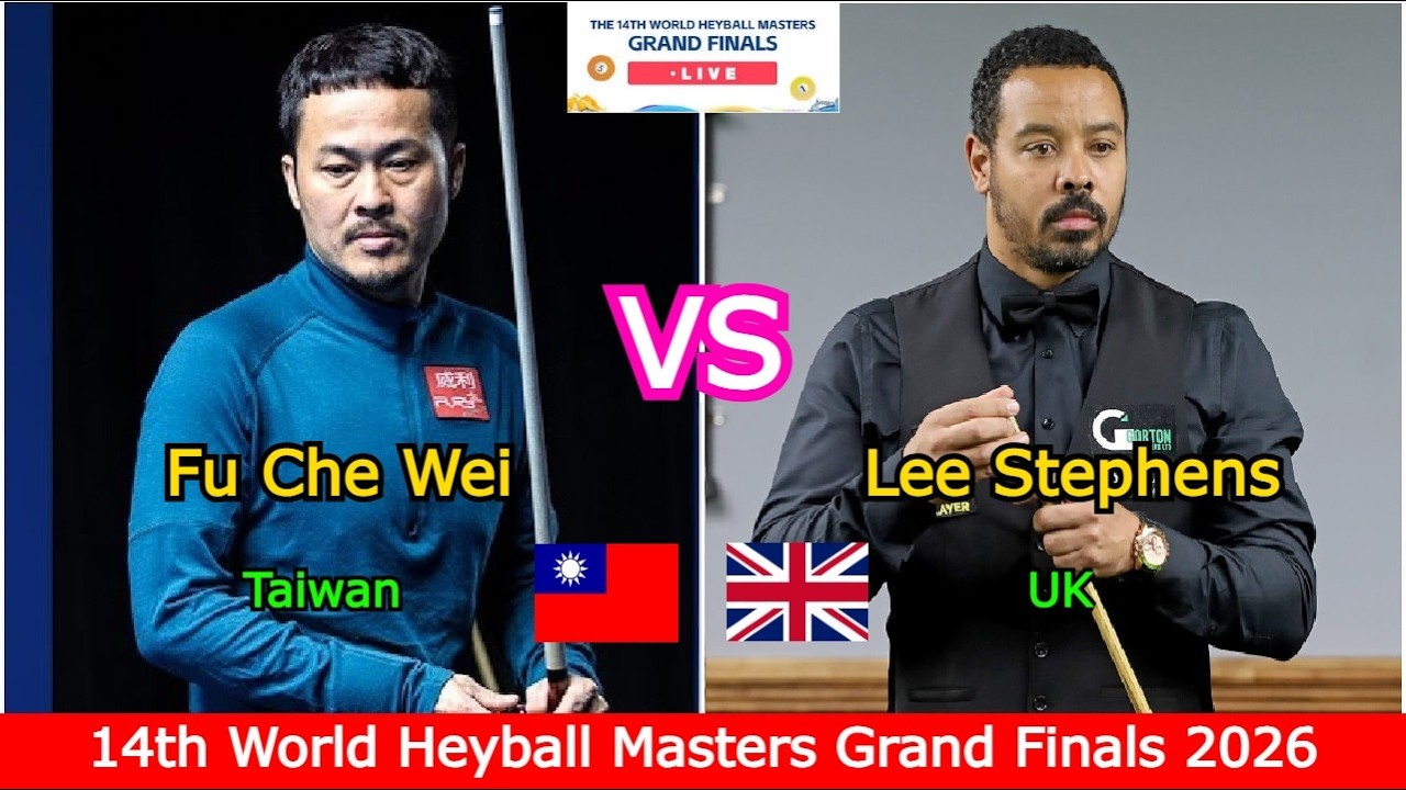 Fu Che Wei 傅哲偉 🆚️ Lee Stephens | 14th World Heyball Masters Grand Finals 2026