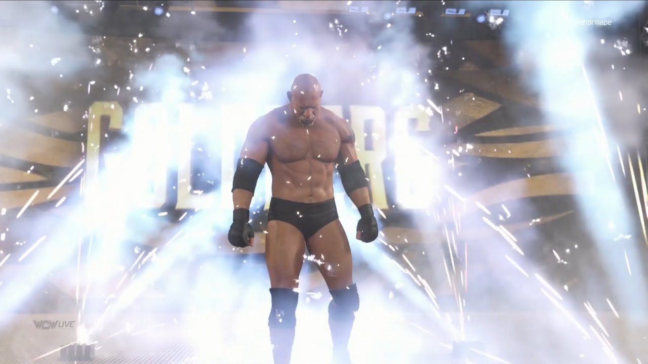WWE 2K25 REAL GOLDBERG VS CREATION  HIGH QUALITY GLODBERG ( PS5 )