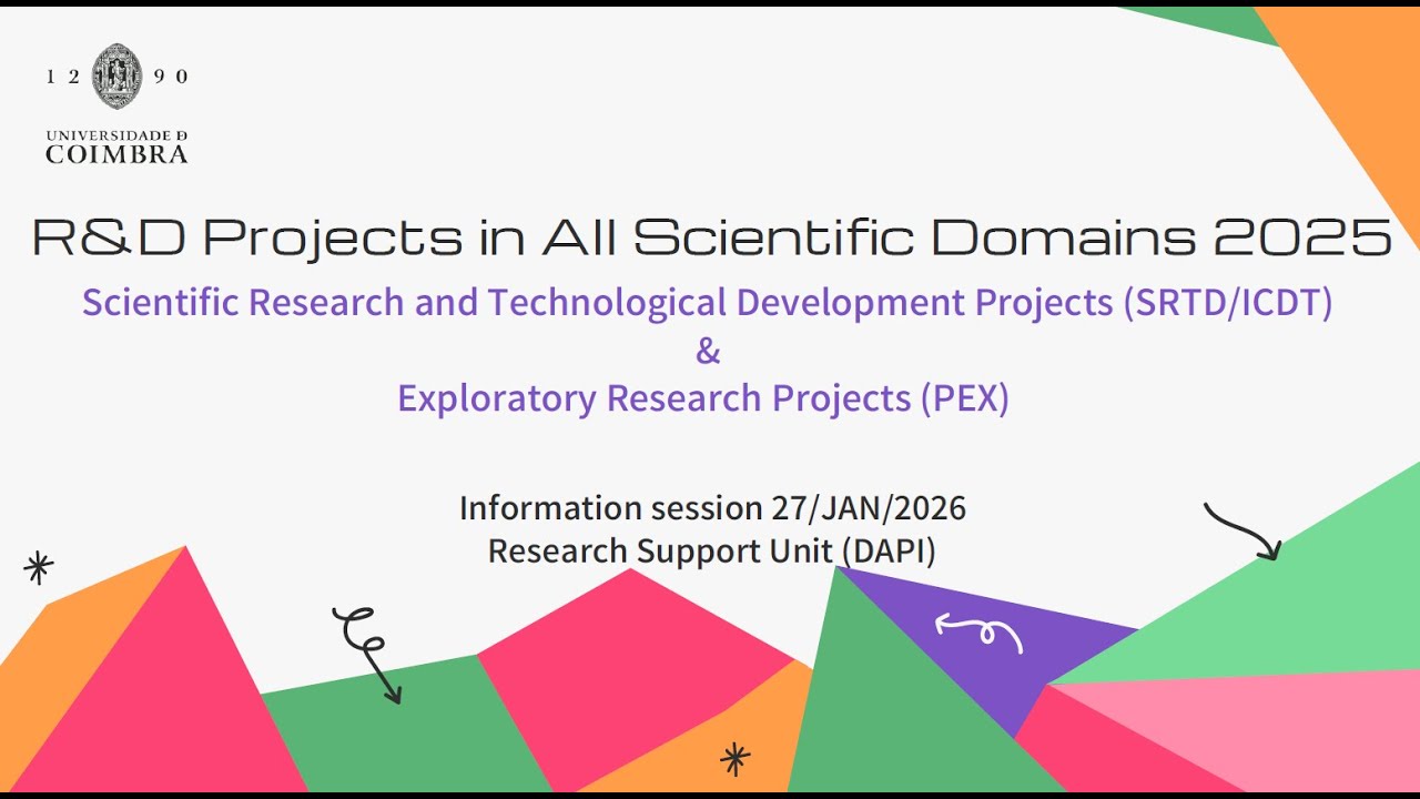 Information session about the FCT Call 2025 for R&D Projects in all Scientific Domains (27/JAN/2026)