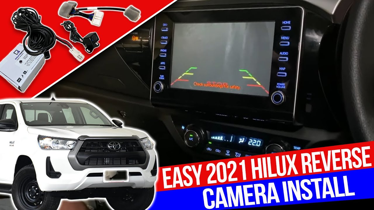 Как установить камеру заднего вида на заводской экран Toyota Hilux | Руководство по самостоятельн...