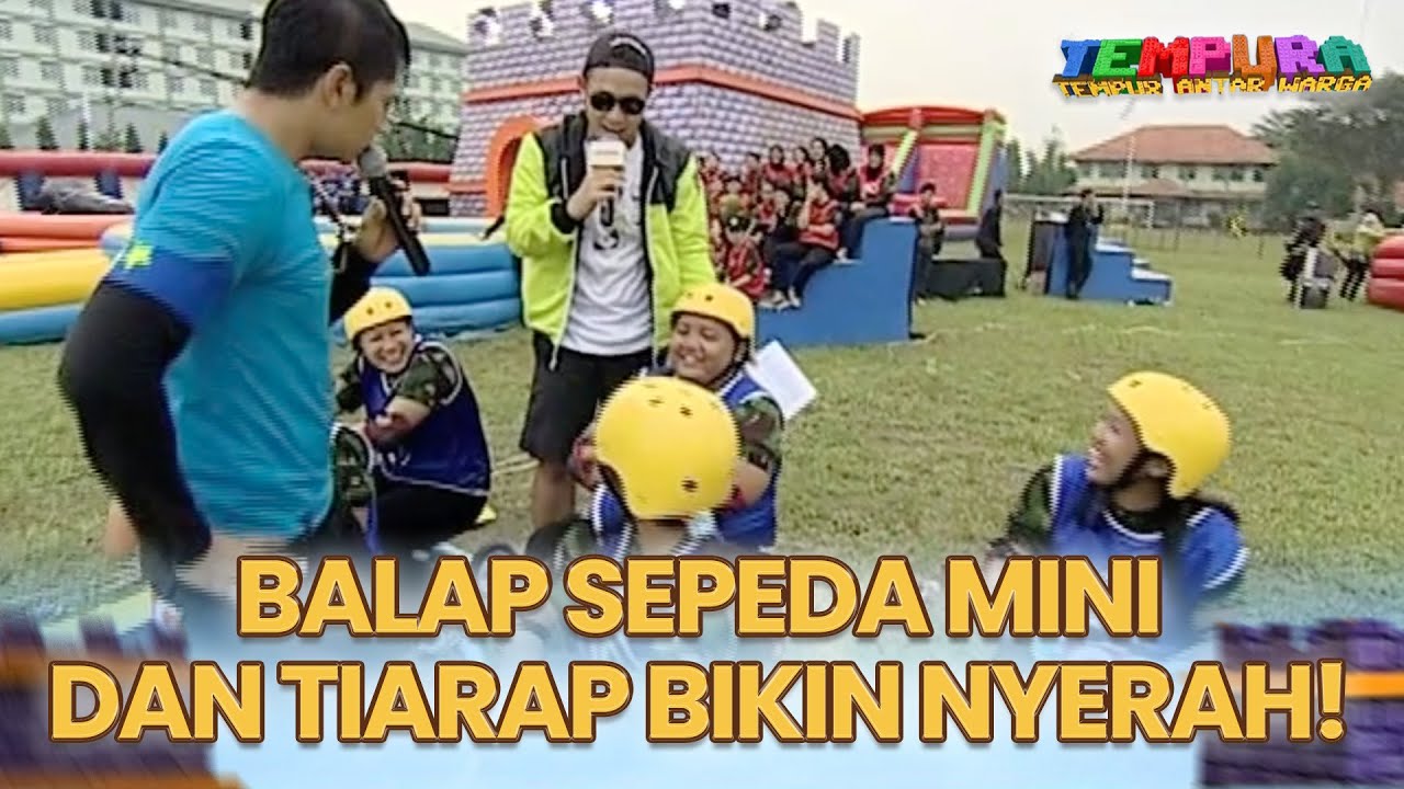 BALAP SEPEDA MINI DAN TIARAP BIKIN NYERAH | TEMPURA (TEMPUR ANTAR WARGA)