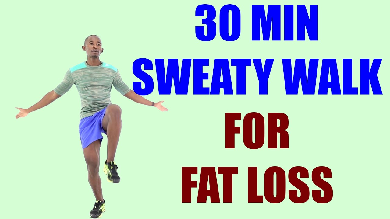 30 Minute SWEATY Walk at Home Cardio for Fat Loss/ Walking at Home 🔥 280 Calories 🔥