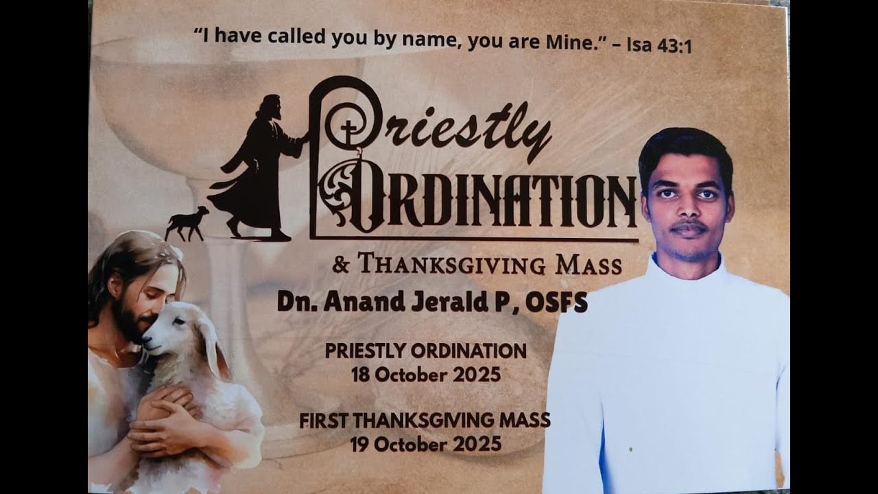 PRIESTLY ORDINATION || 18th Oct 2025