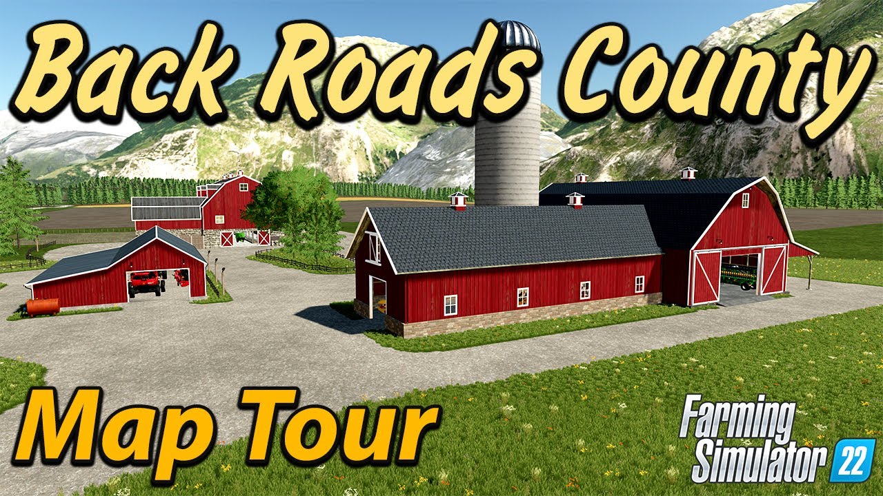 CRACKING NEW 4X MAP!! - BIG KIT WELCOME!!🚜 BACK ROADS COUNTY 4X MAP TOUR!! 🗺️ GRAINMAN TRAVELS ✈️