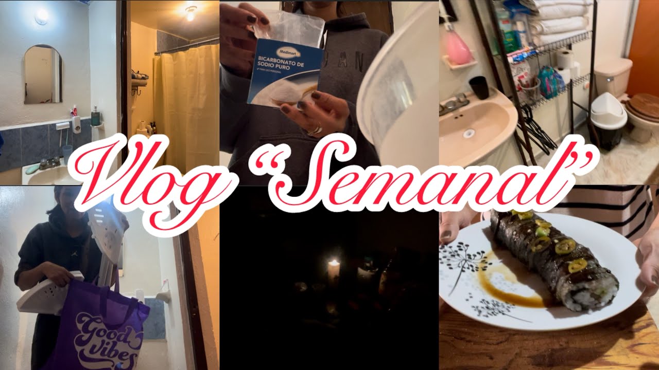 Vlog”Semanal”/ Limpieza de baños a “profundidad”/ Productos Better Ware 2/ Hago SUSHI 🍣casero 😋