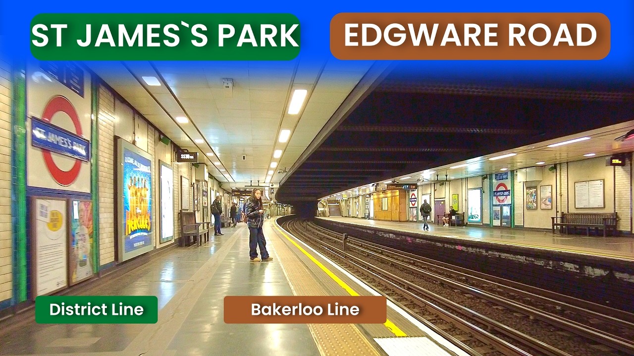 St James’s Park to Edgware Road via Embankment | District & Bakerloo Line London Underground Journey