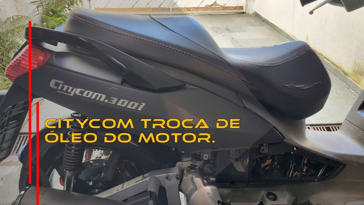 Saga Citycom V Como Trocar o óleo do Motor e Filtro da Scooter Dafra Citycom 300  #moto #motorcycle