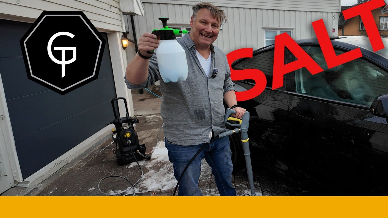 Fjerner du virkelig alt salt fra bilen? Slik bruker du Salty riktig!